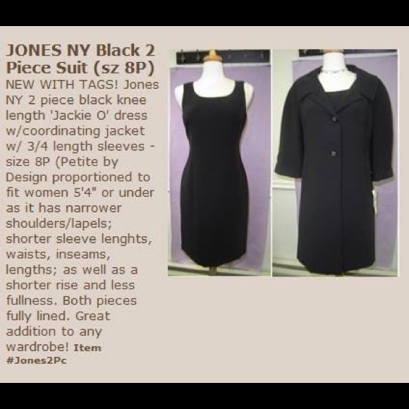 Jones NY black2 piece