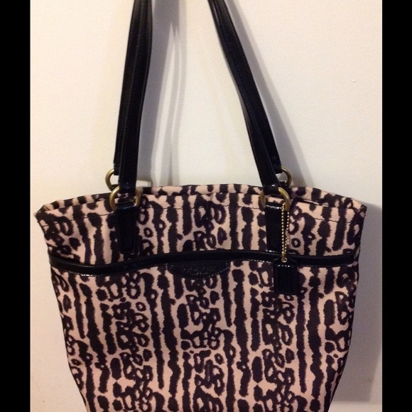Coach, leopard tote
