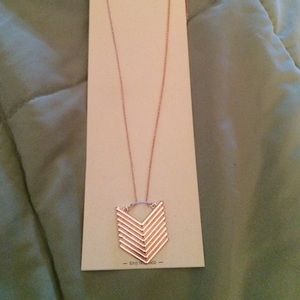 Long rose gold Lauren Conrad necklace
