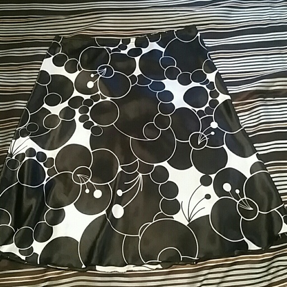 Black and white skirt