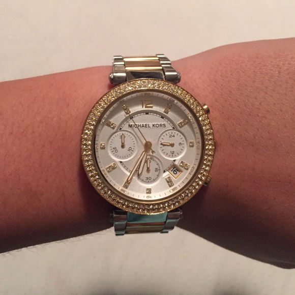 Michael Kors two-toned watch