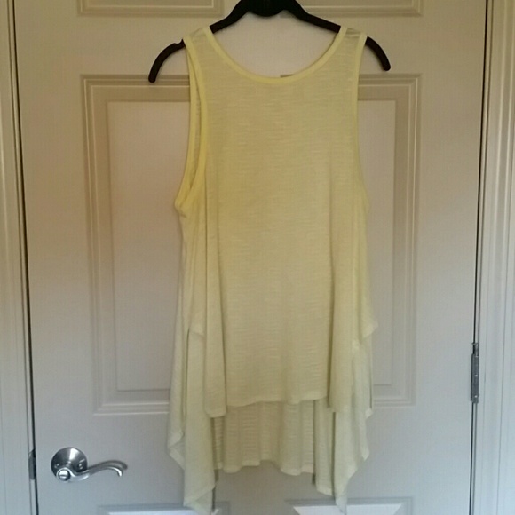 Yellow striped tank