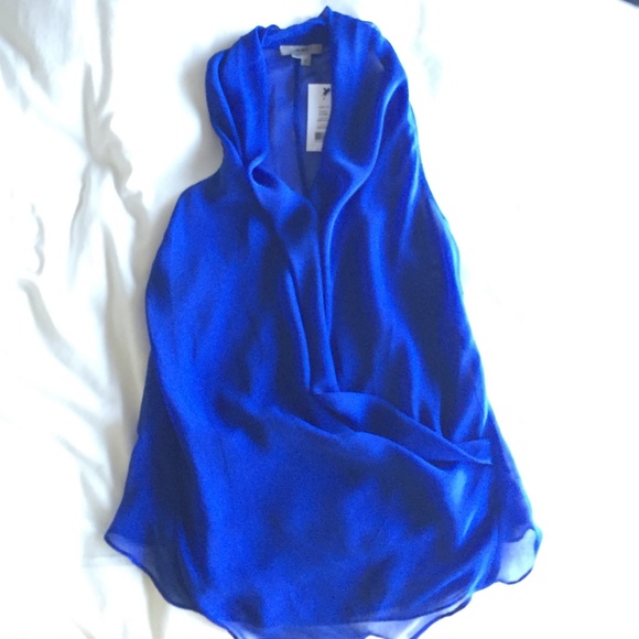 Cobalt blue helmut lang top