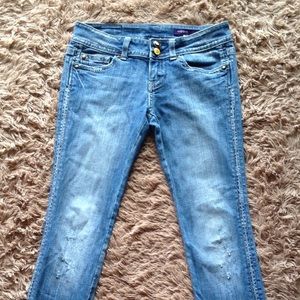 Skinny low waist jean