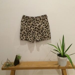 A.P.C. Leopard Shorts