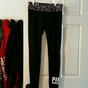 Black leggings from pink