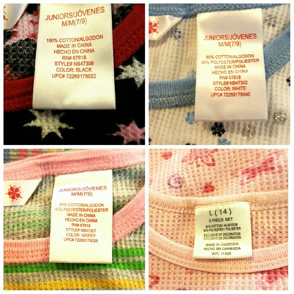 Four Sets of Thermal PJs (Updated) - Picture 3 of 4