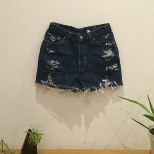 Vintage Levi's Distressed Shorts