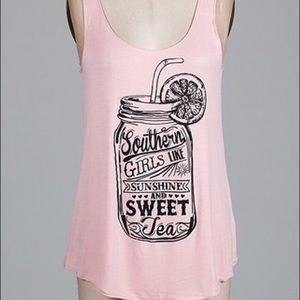 Southern Girls Like Sunshine & Sweet Tea Tank