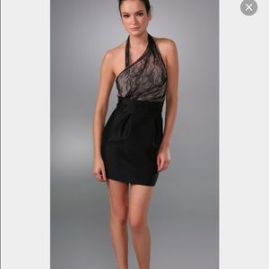 Camilla and Marc low back one shoulder dress