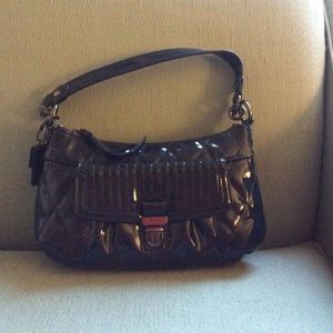 Authentic Coach patent leather handbag