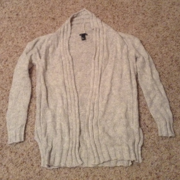 H&M cardigan, whiteish gray
