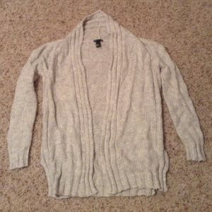 H&M cardigan, whiteish gray