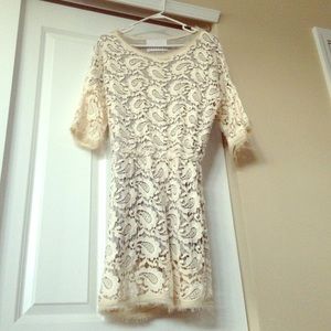 Dolan Paisley Crochet Dress