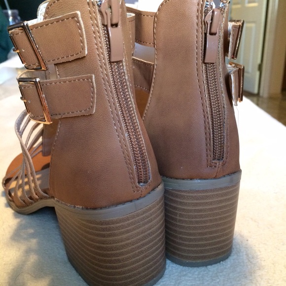 Brown Gladiator Sandals - Picture 3 of 3