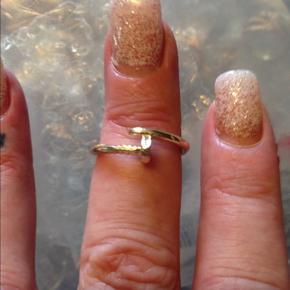 New screw love ring size 6 / 7 /8 and adjustable - Picture 2 of 4