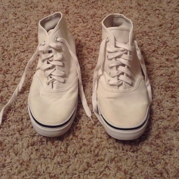 H&M White High Top Shoes