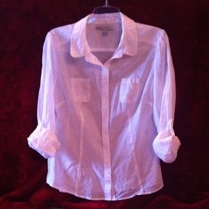 White cotton blouse