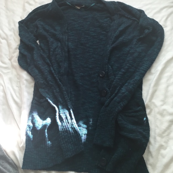 Blue slouchy cardigan