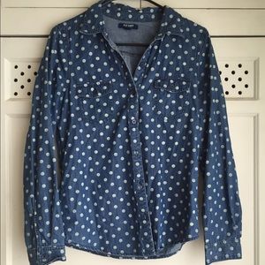 Jean polkadot shirt