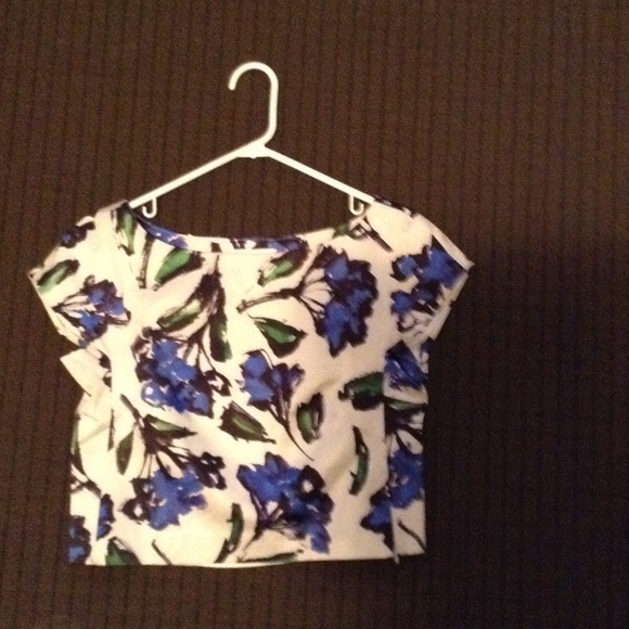 Milly Blossom Print Ball Skirt with Top. - Picture 3 of 3