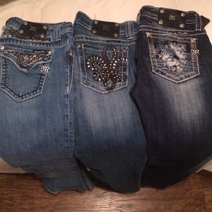Bundle of 3 size 28 miss me jeans!