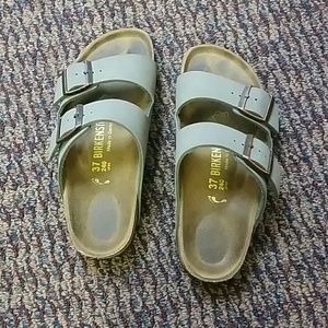 Size 7 Birkenstocks, worn a handful of times!