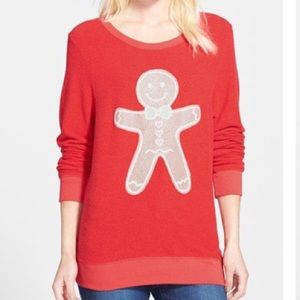 Gingerbread Man scented sweater