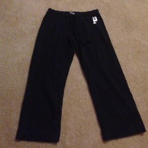 VS PINK black sweatpants