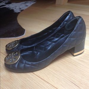 Tory burch Amy kitten heels shoes black 6.5
