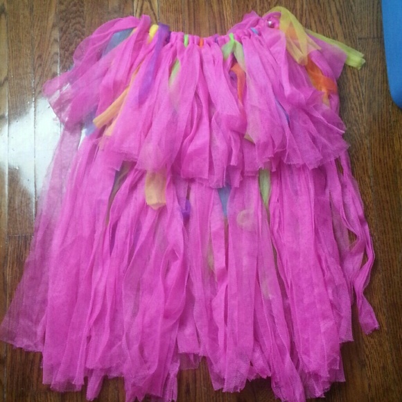 Tulle tutu rave colorful cute kawaii