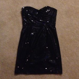 Black sequin dress