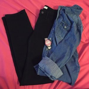 Hollister Black Jeggings