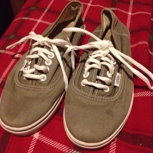 Grey Well-Loved Vans