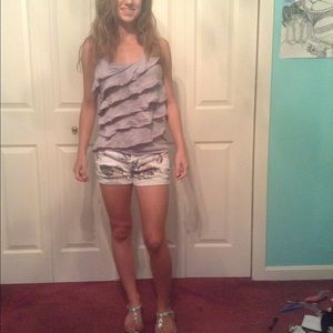 Dressy grey tank