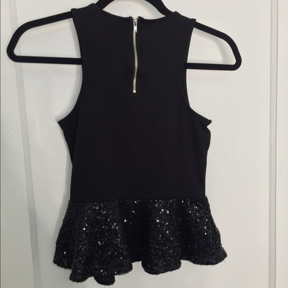 Black Crop Top - Picture 2 of 2