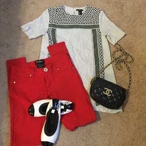 Black & White top by H&M size 4