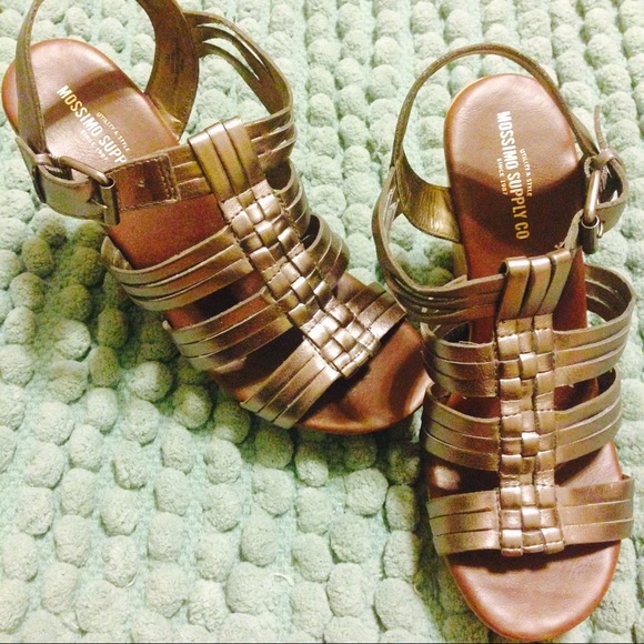Mossimo Bronze Wedges