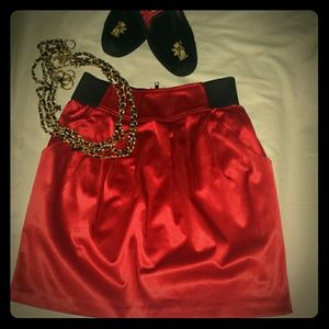 Candy Apple Red Skirt