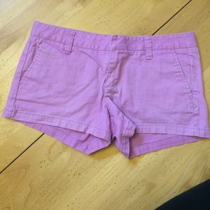 Lavender Hurley shorts.