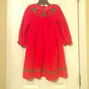 Size 4 t smock Christmas dress