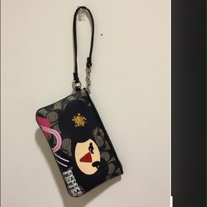 COACH Poppy Collection Large wristlet