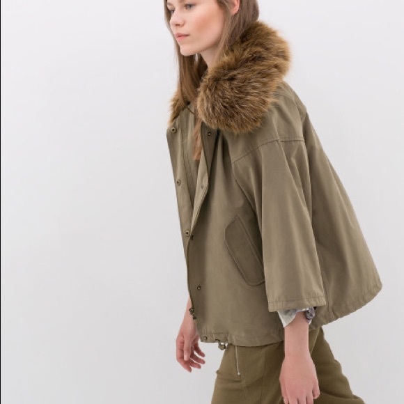 Zara Parka with Faux Fur