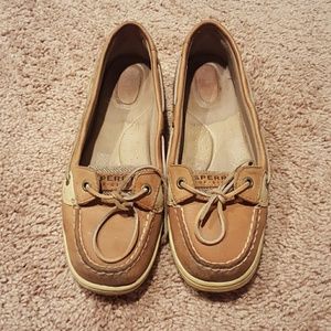 Tan Sperry Top Siders!