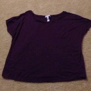 Purple simple top