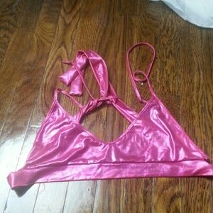 Rave hot pink rave top