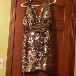 Sparkly sequenced dress!