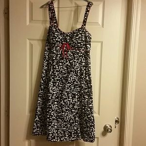 Black and white Sun Dress