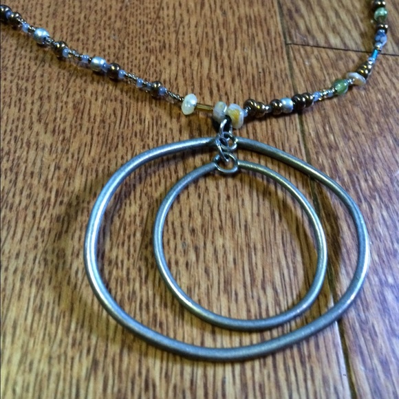 Circle on Circle necklace - Picture 2 of 2