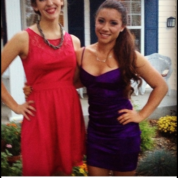 B. Darlin Purple Homecoming/Formal/Cocktail Dress